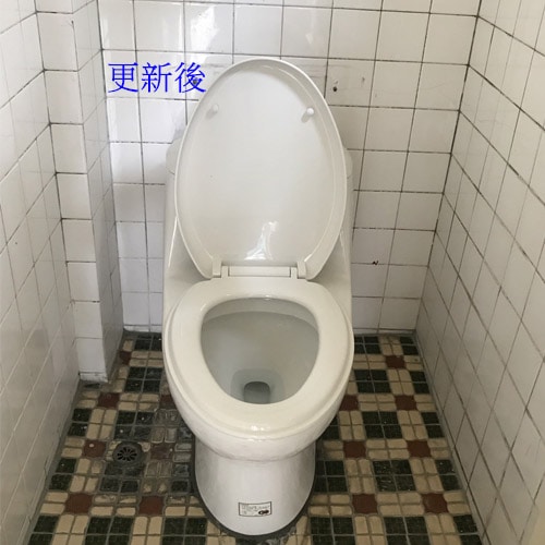 更換馬桶後