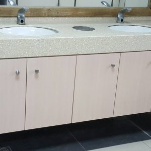 浴櫃-JM-1020 雙盆+垃圾孔浴櫃組