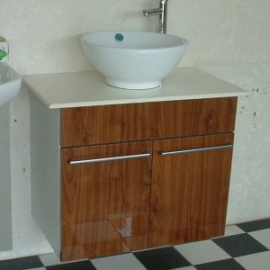 浴櫃-JM-1050 木紋水晶門板浴櫃
