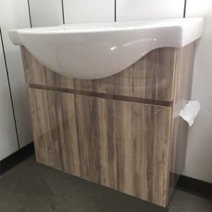 浴櫃-JM-1075 大肚盆美耐木紋門板浴櫃