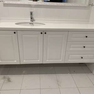 浴櫃-JM-1093 下崁盆陶烤門板浴櫃