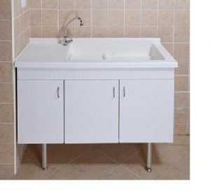 Read more about the article 洗衣槽也可以客製化訂做？潔懋衛浴，您的客製化浴櫃專家