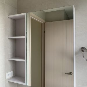 訂製鏡櫃白色三層JM-4038