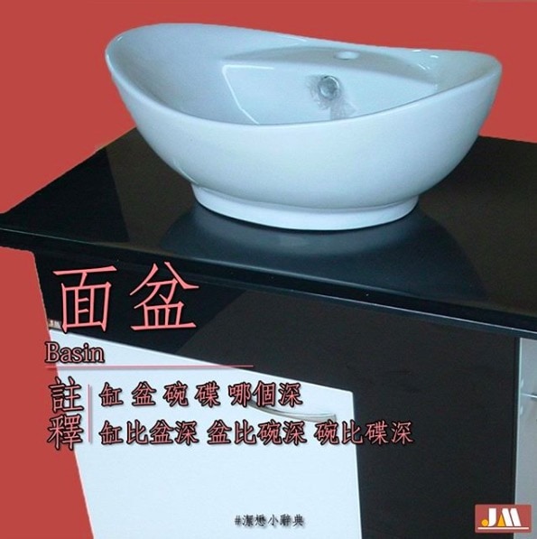You are currently viewing 潔懋小辭典：面盆