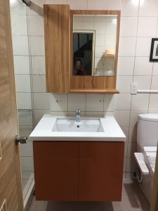 大雅 李小姐 傳統式鏡子臉盆更換鏡櫃+浴櫃